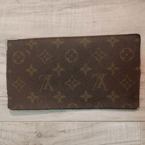 Authentic Louis Vuitton Monogram Checkbook Wallet Vintage
